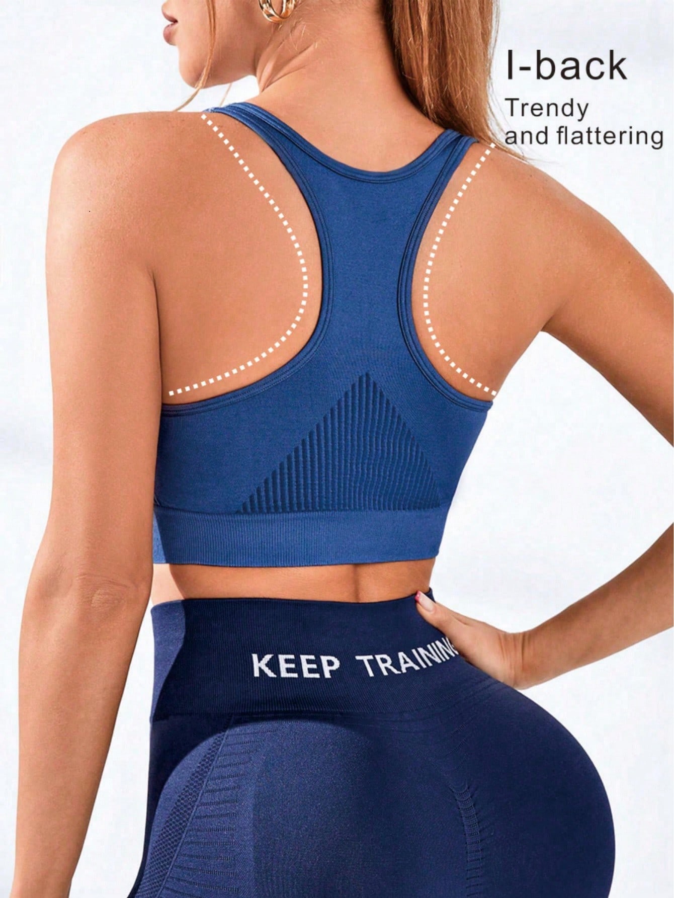 Женский спортивный бюстгальтер – обзор и цена Seamless Ribbed Workout Tank Top