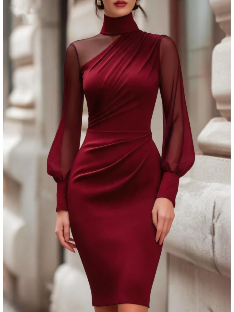 Новое модное сетчатое прозрачн – обзор и цена Sexy Mesh Sheer Bodycon Dress