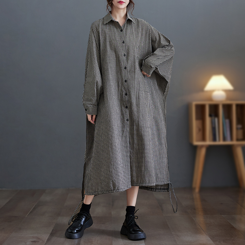 Элегантное повседневное хлопко – обзор и цена Casual Loose Linen Shirt Dress