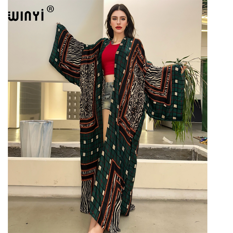 WINYI кимоно, сексуальное лето – обзор и цена Boho Summer Beach Maxi Dress