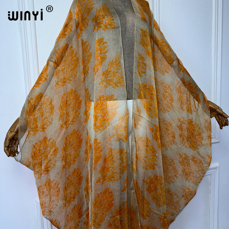 WINYI макси-кимоно, летний пер – обзор и цена Boho Summer Beach Maxi Dress
