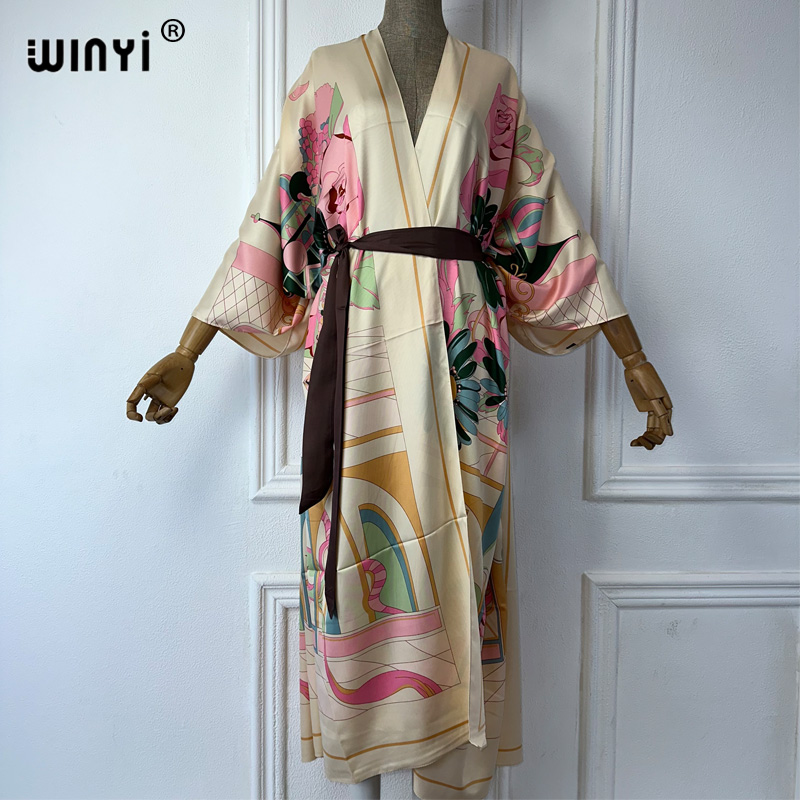 WINYI Летнее платье-накидка в  – обзор и цена Boho Summer Beach Maxi Dress