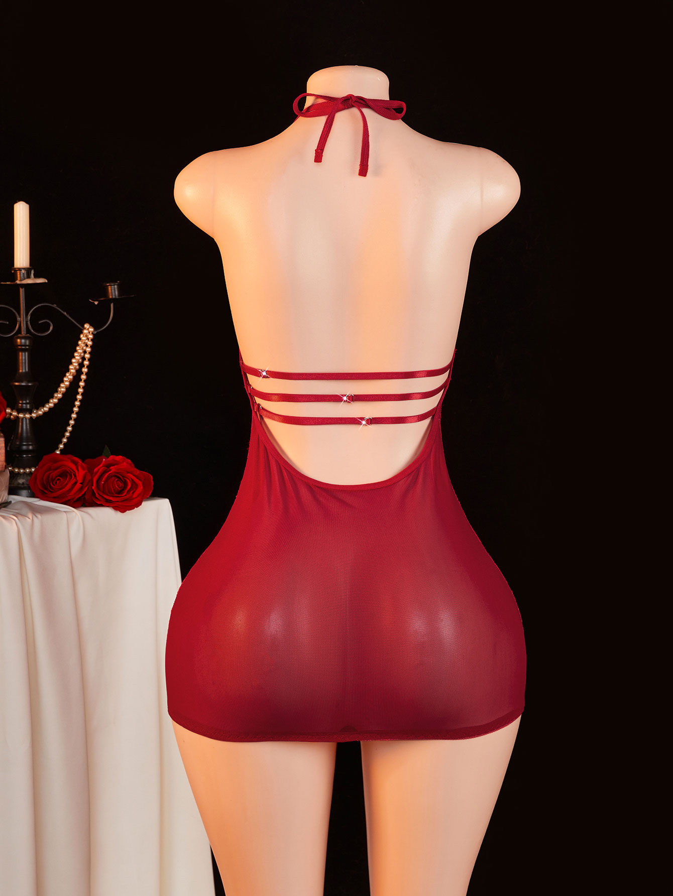 Прозрачное кружевное белье-бэб – обзор и цена Sexy Mesh Sheer Bodycon Dress