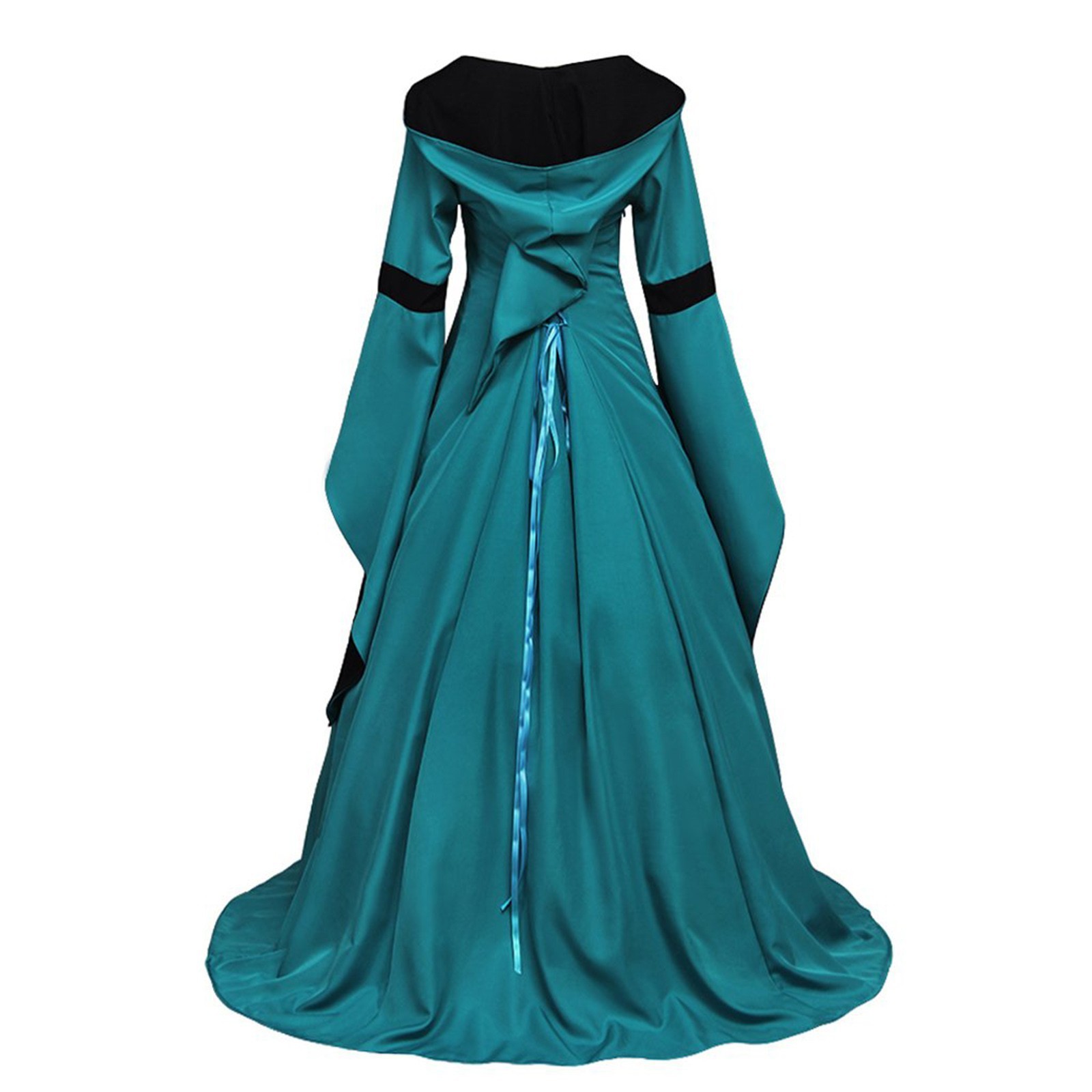 Платье с капюшоном и рукавами- – обзор и цена Dresses