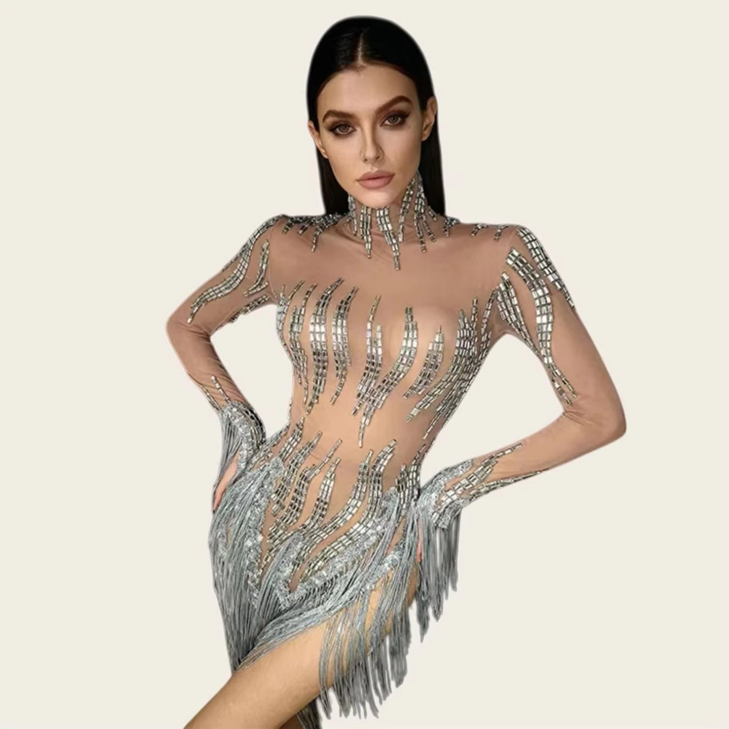 Блестящее короткое платье с ба – обзор и цена Sparkly Rhinestone Club Party Dress